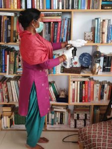 Library and common area cleaning